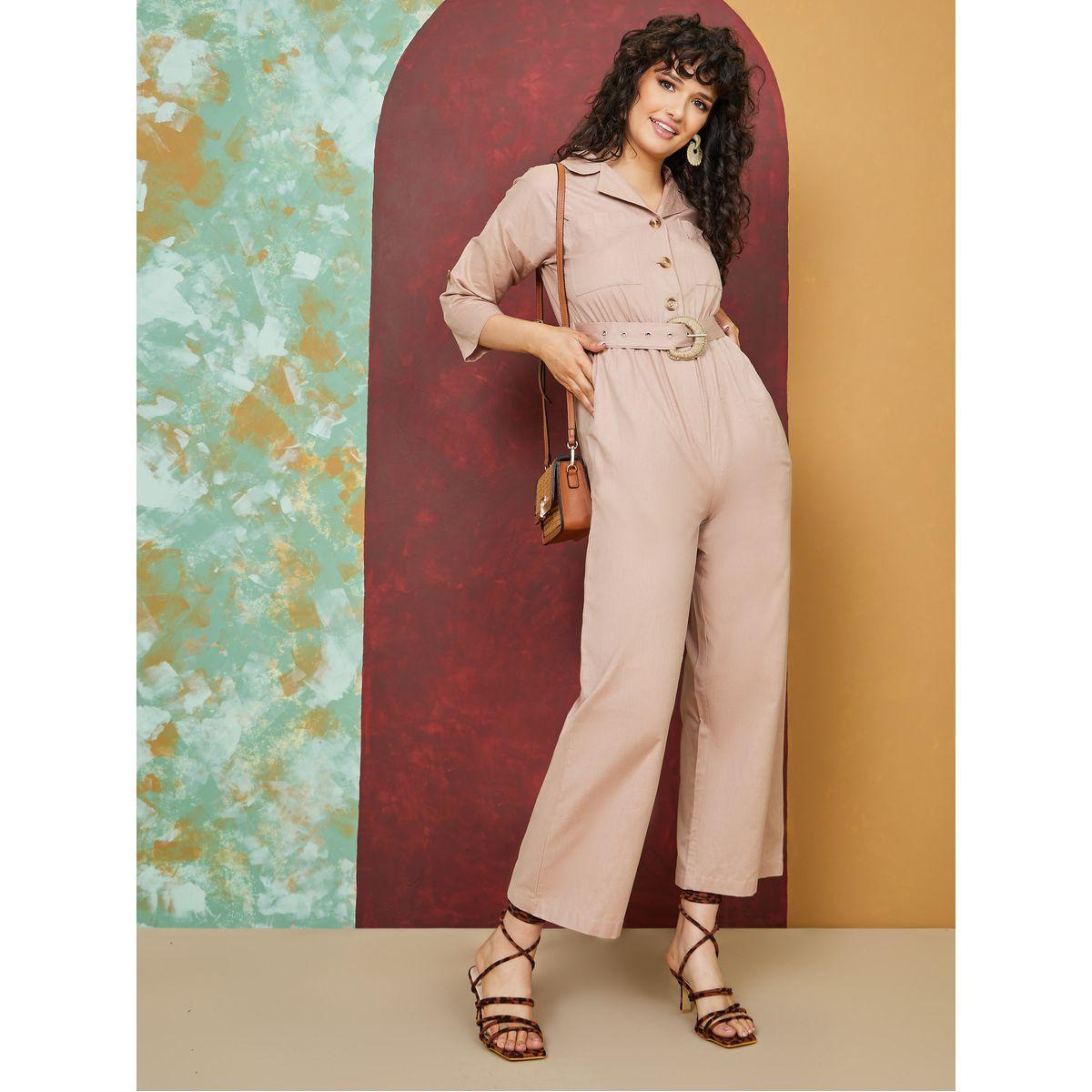 Styli Straight Leg Casual Utility Jumpsuit with Belt-women-clothing-jumpsuits-image-1
