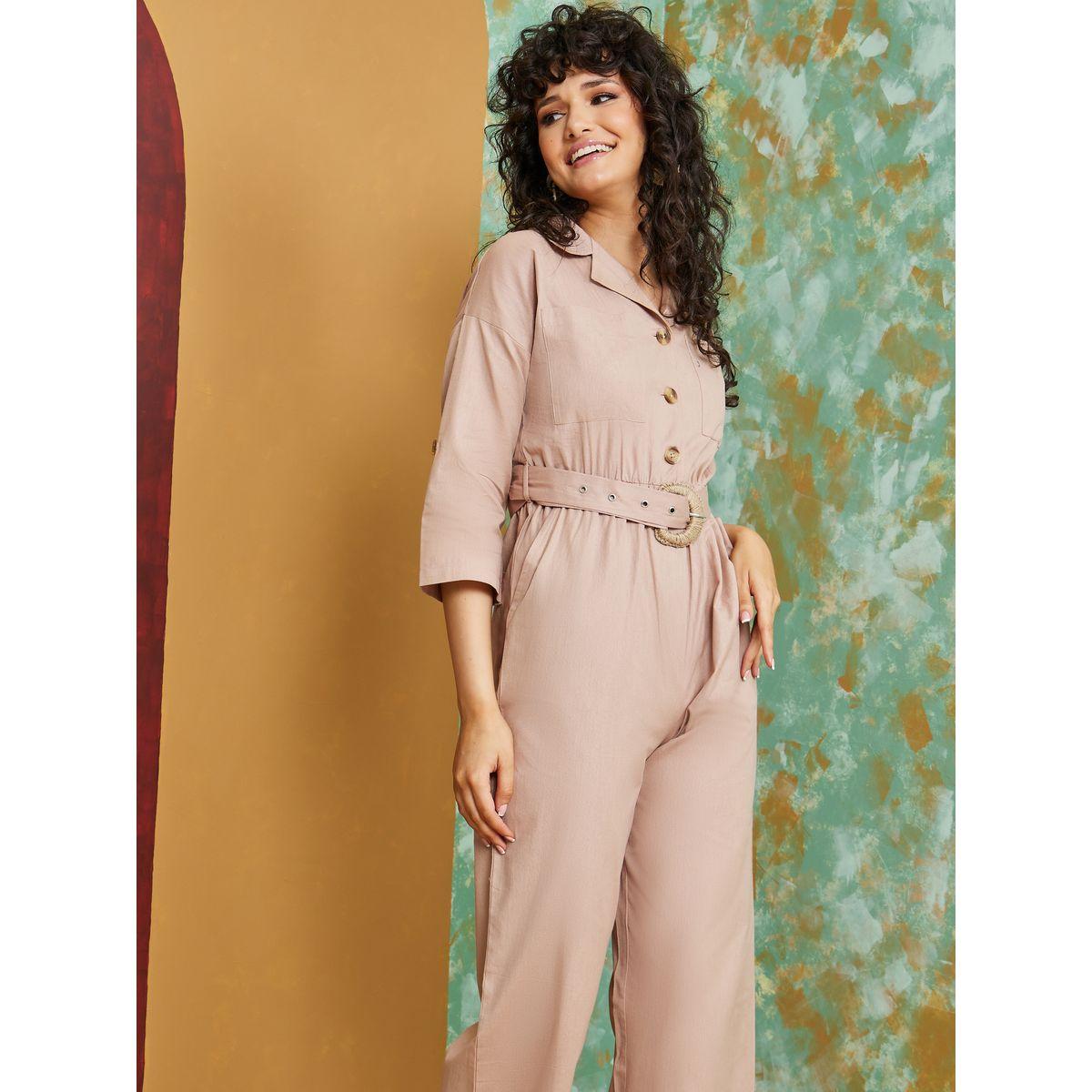 Styli Straight Leg Casual Utility Jumpsuit with Belt-women-clothing-jumpsuits-image-2