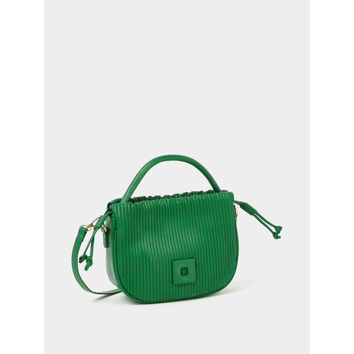 Styli Pleated Handbag with Adjustable Strap-women-bagsandwallets-handbags-image-1