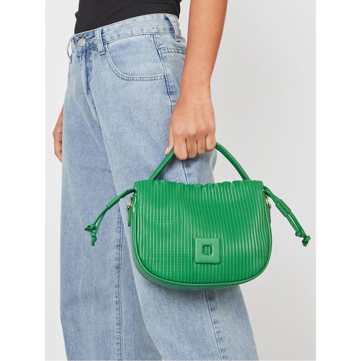 Styli Pleated Handbag with Adjustable Strap-women-bagsandwallets-handbags-image-2