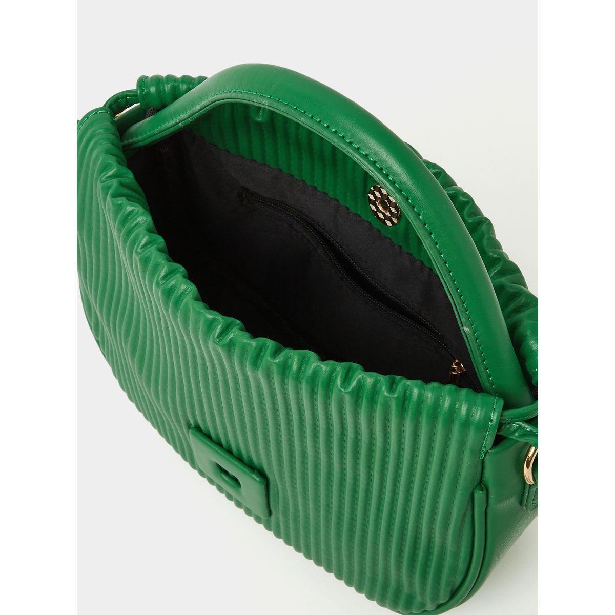 Styli Pleated Handbag with Adjustable Strap-women-bagsandwallets-handbags-image-4