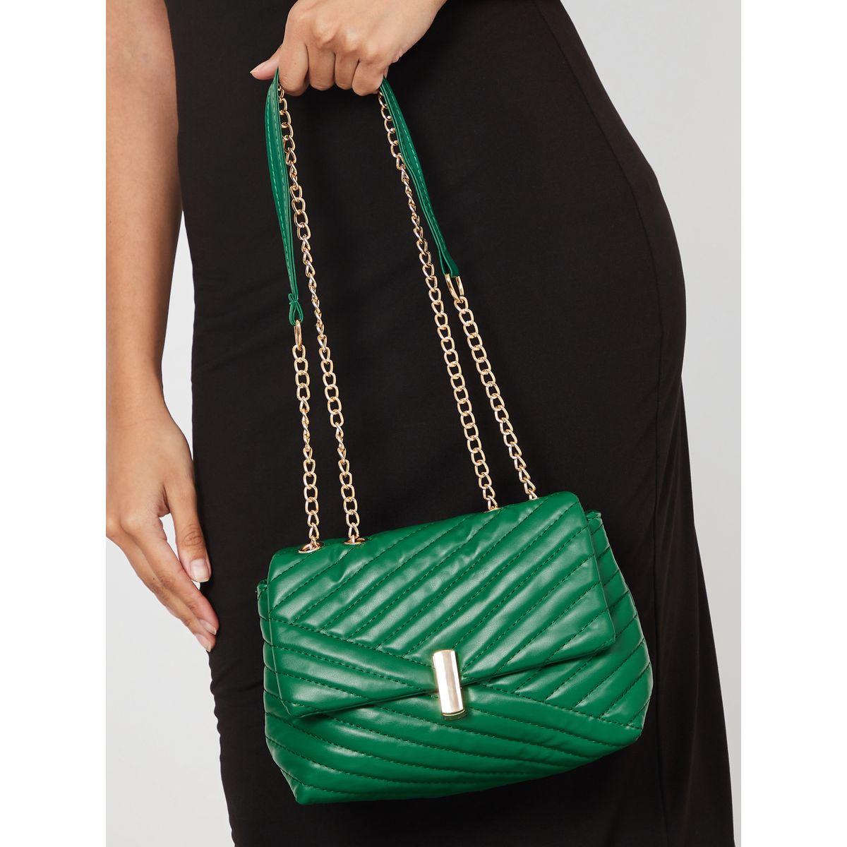 Styli Quilted Chain Strap Shoulder Bag-women-bagsandwallets-handbags-image-2
