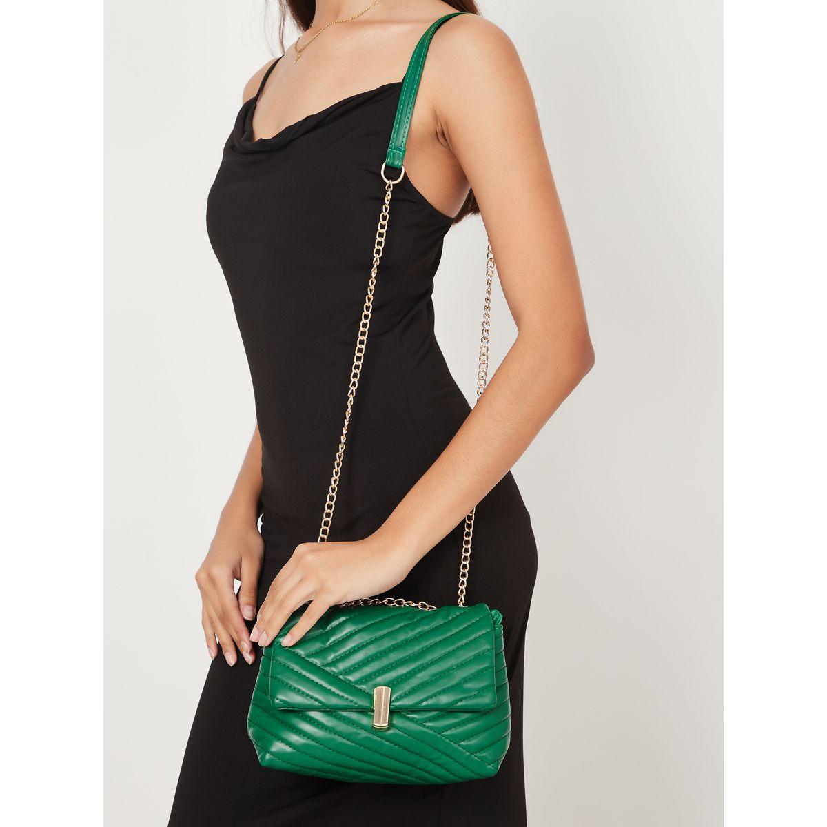 Styli Quilted Chain Strap Shoulder Bag-women-bagsandwallets-handbags-image-3