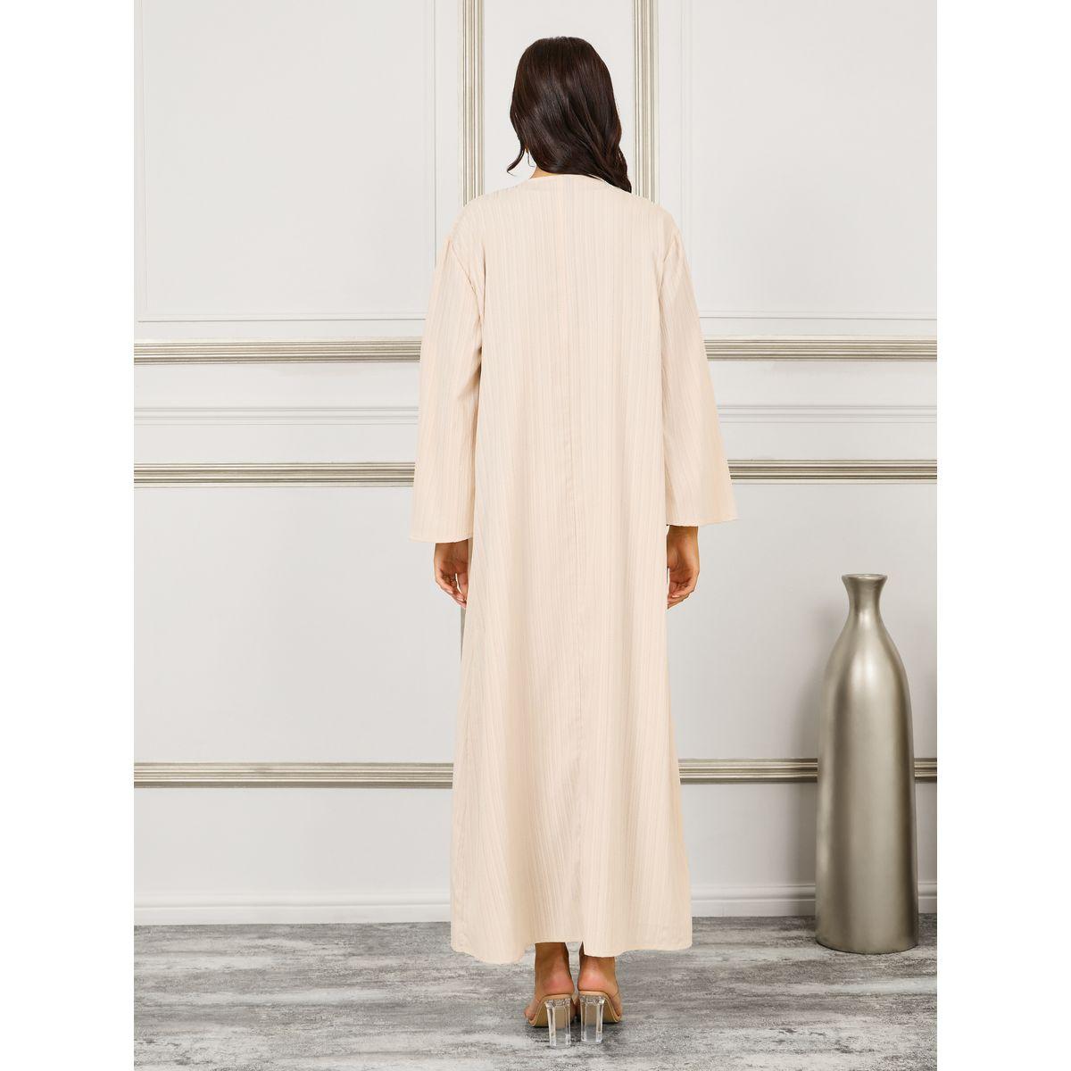 كيمونوطويل بتفاصيل بارزة الملمس-women-clothing-shirtsandblouses-shirts-image-4