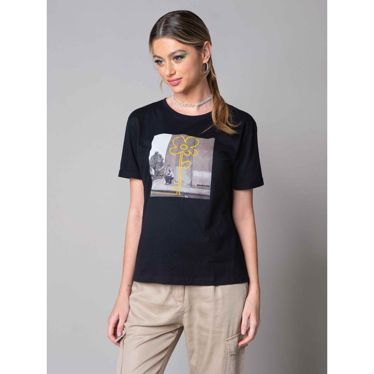 URBAN HAUL X Styli Regular Fit Brandalised Front Graphic T-Shirt-women-clothing-tshirts-image-1