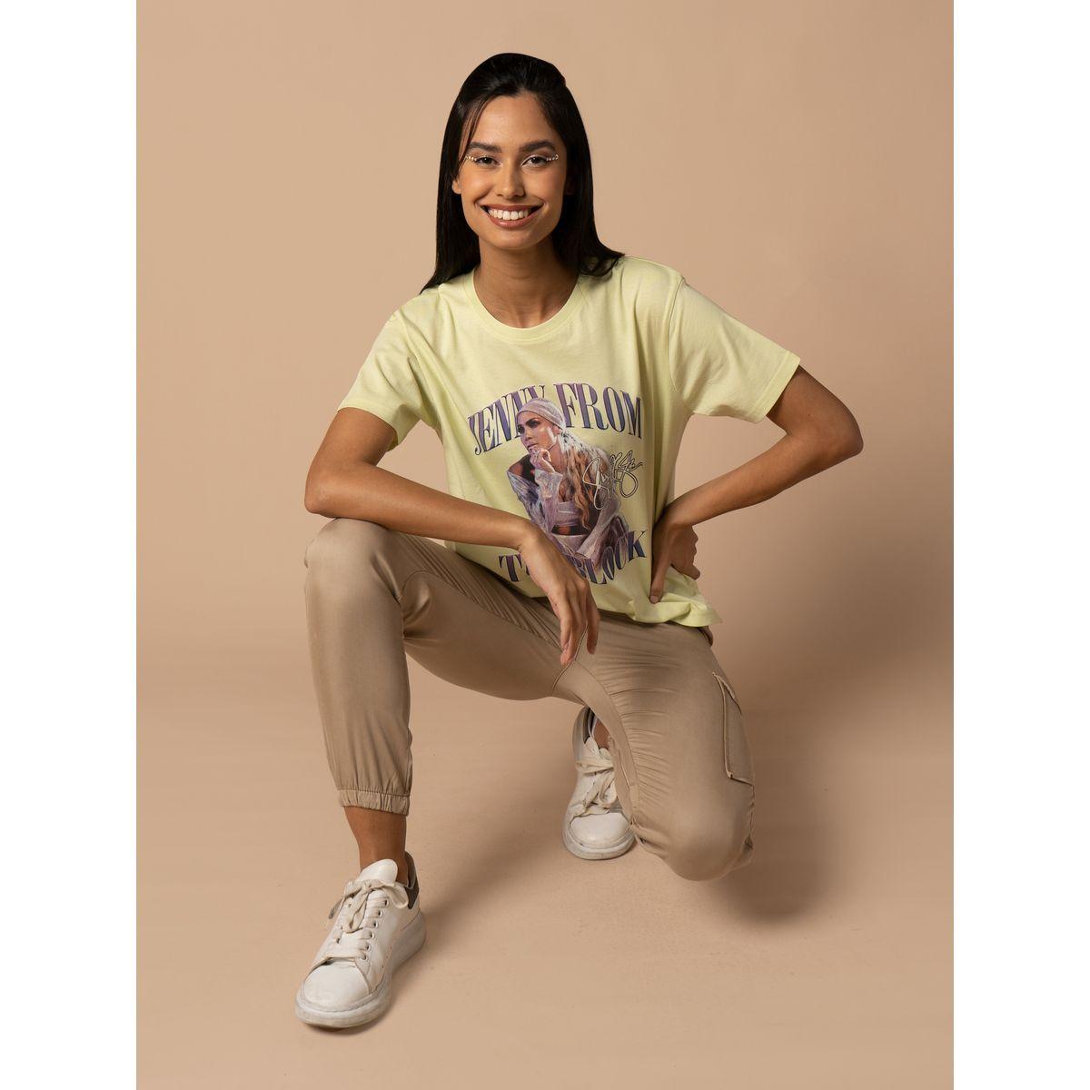 تيشيرت مطبع بطبعة جرافيك أوربان هُول × ستايلي-women-clothing-tshirts-image-4