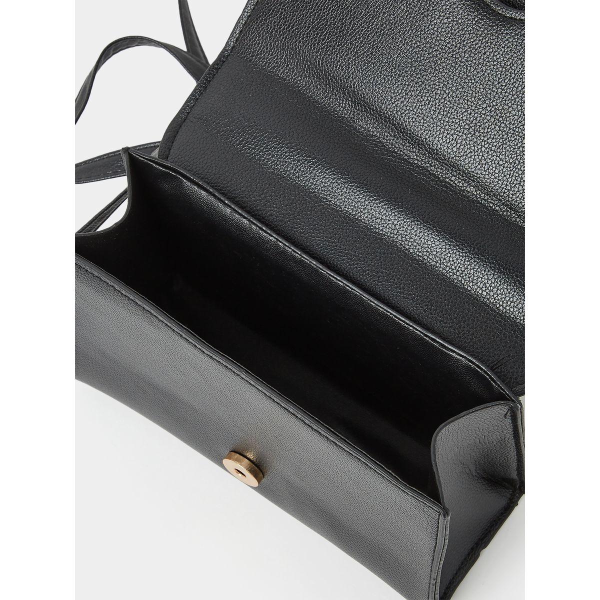 Styli Belted Buckle Accent Flap Handbag with Wallet-women-bagsandwallets-handbags-image-2