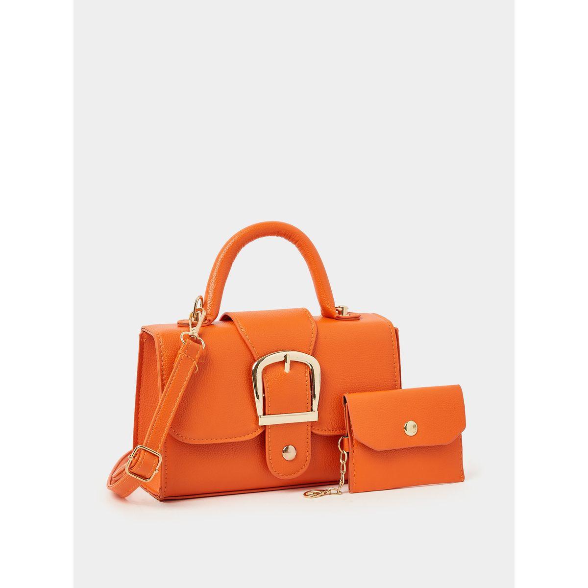 Styli Belted Buckle Accent Flap Handbag with Wallet-women-bagsandwallets-handbags-image-1