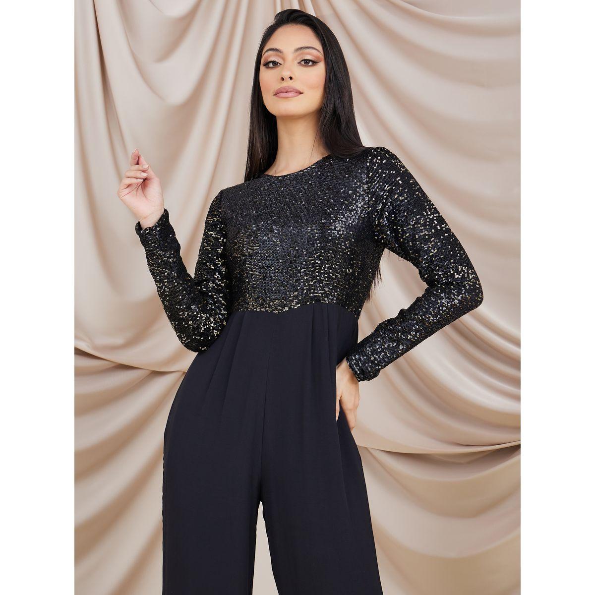 Styli Ombre Sequined Wide Leg Jumpsuit-women-clothing-jumpsuits-image-2