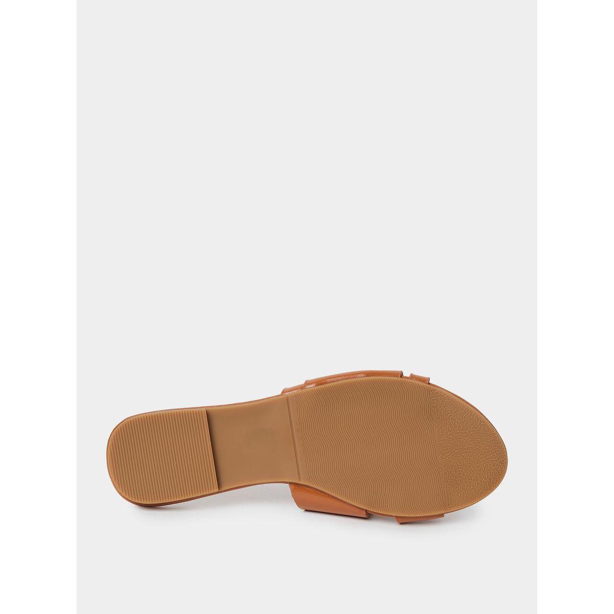 Styli Cross Strap Flat Sandals-women-shoes-sandals-flats-image-7