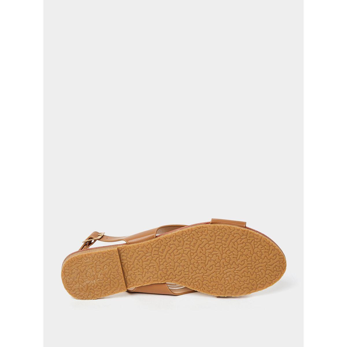 Styli Wide Cross Strap Flat Sandals-women-shoes-sandals-flats-image-7