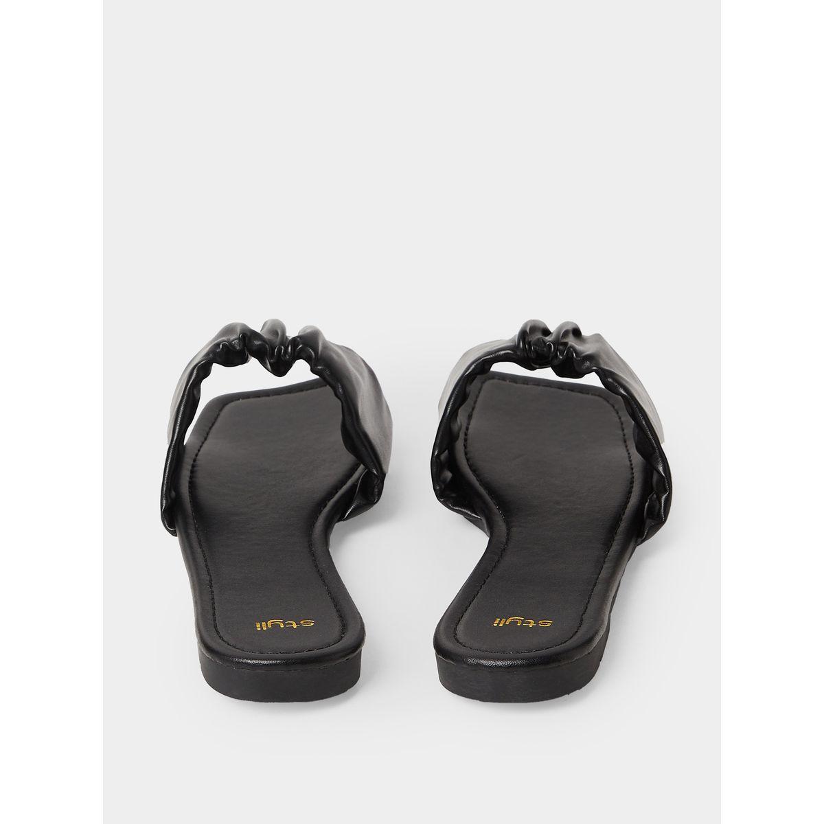 صندل فلات بسير مزموم-women-shoes-sandals-flats-image-4