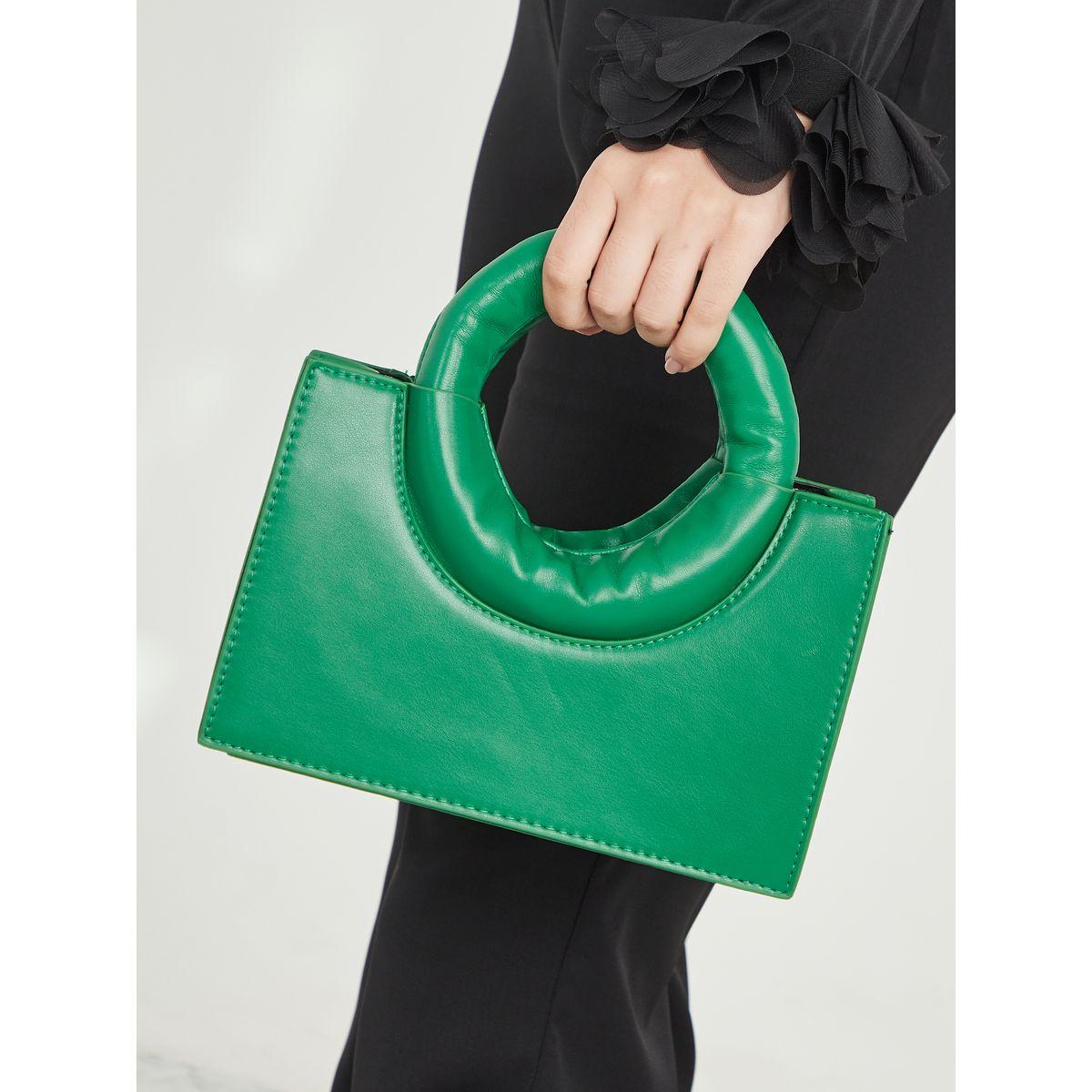 Styli Chunky Chain Detail Handbag with Inner Pouch-women-bagsandwallets-handbags-image-4