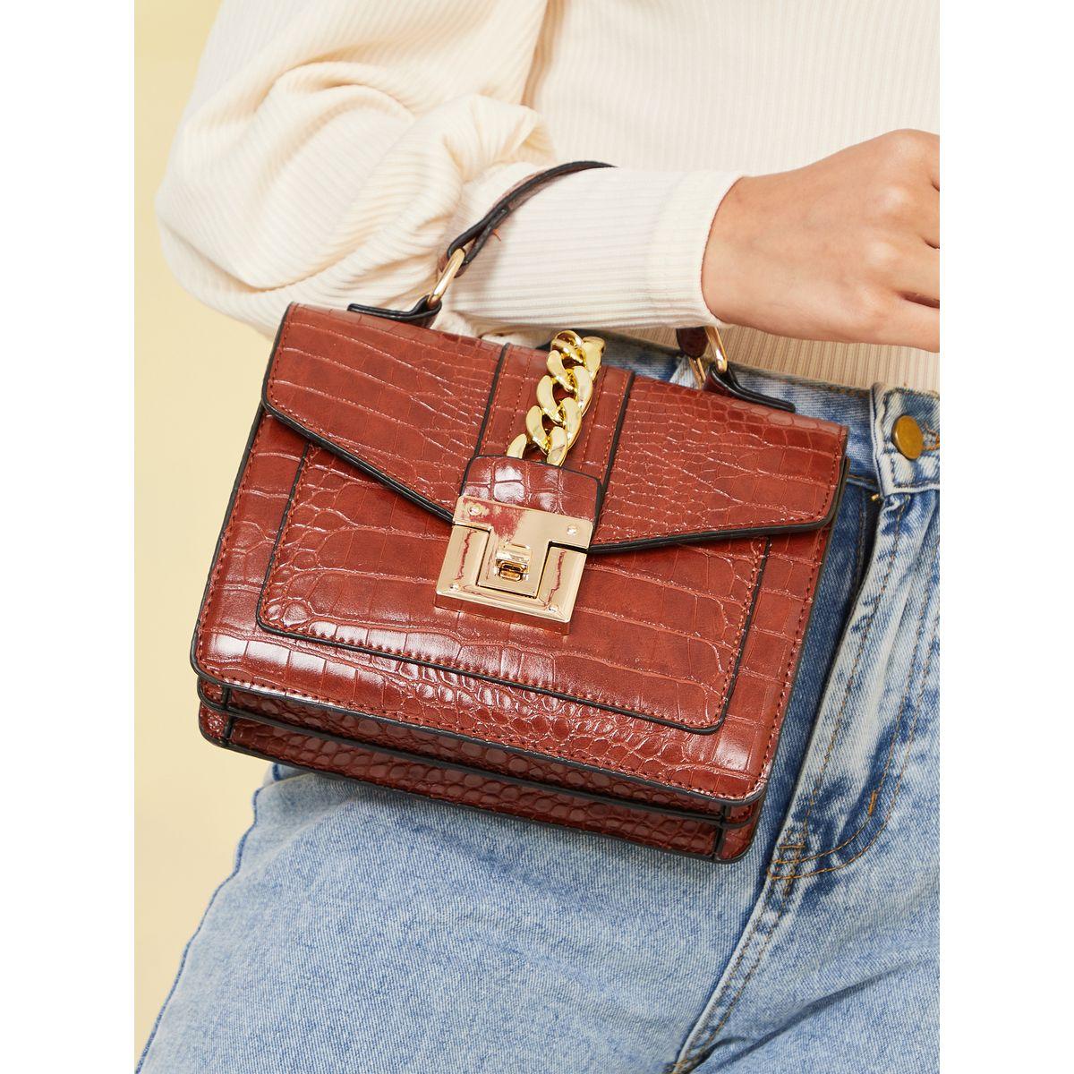 شنطة يد بقفل بنمط دوار-women-bagsandwallets-handbags-image-2