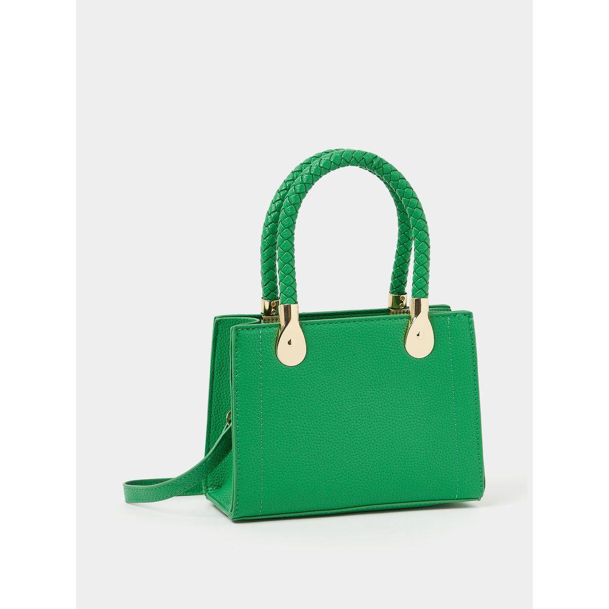Styli Braided Handle Square Bag with Detachable Strap-women-bagsandwallets-handbags-image-1