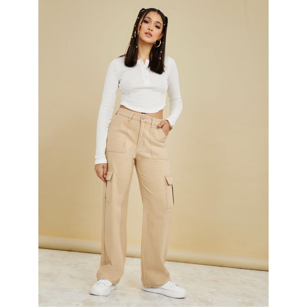 Styli Relaxed Fit Cargo Jeans-women-clothing-bottoms-jeans-image-2