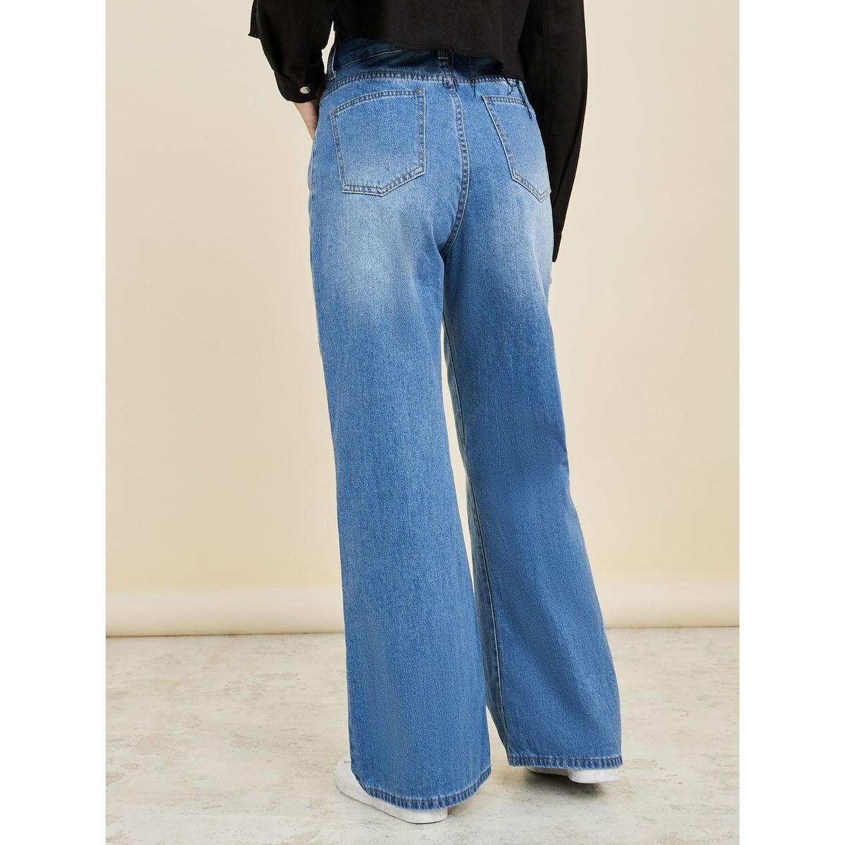 جينز بقصة أرجل واسعة-women-clothing-bottoms-jeans-image-4