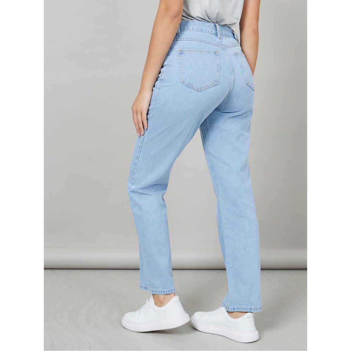 Styli Button Detail Straight Leg Jeans-women-clothing-bottoms-jeans-image-4
