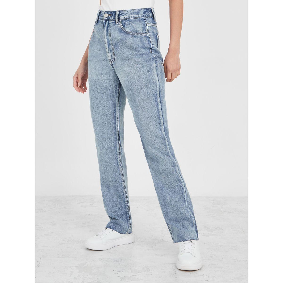 Styli Raw Edge Mom Jeans-women-clothing-bottoms-jeans-image-1