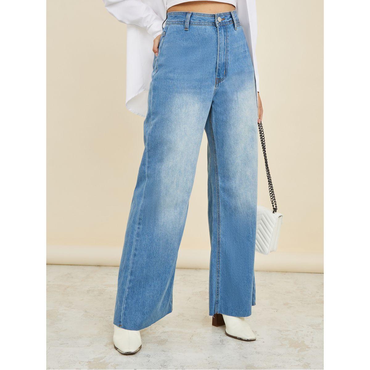 Styli High Rise Wide Leg Jeans-women-clothing-bottoms-jeans-image-1
