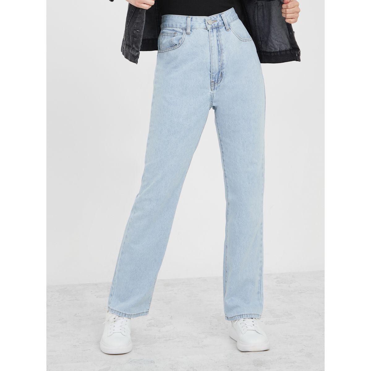 Styli High Rise Straight Fit Jeans-women-clothing-bottoms-jeans-image-1