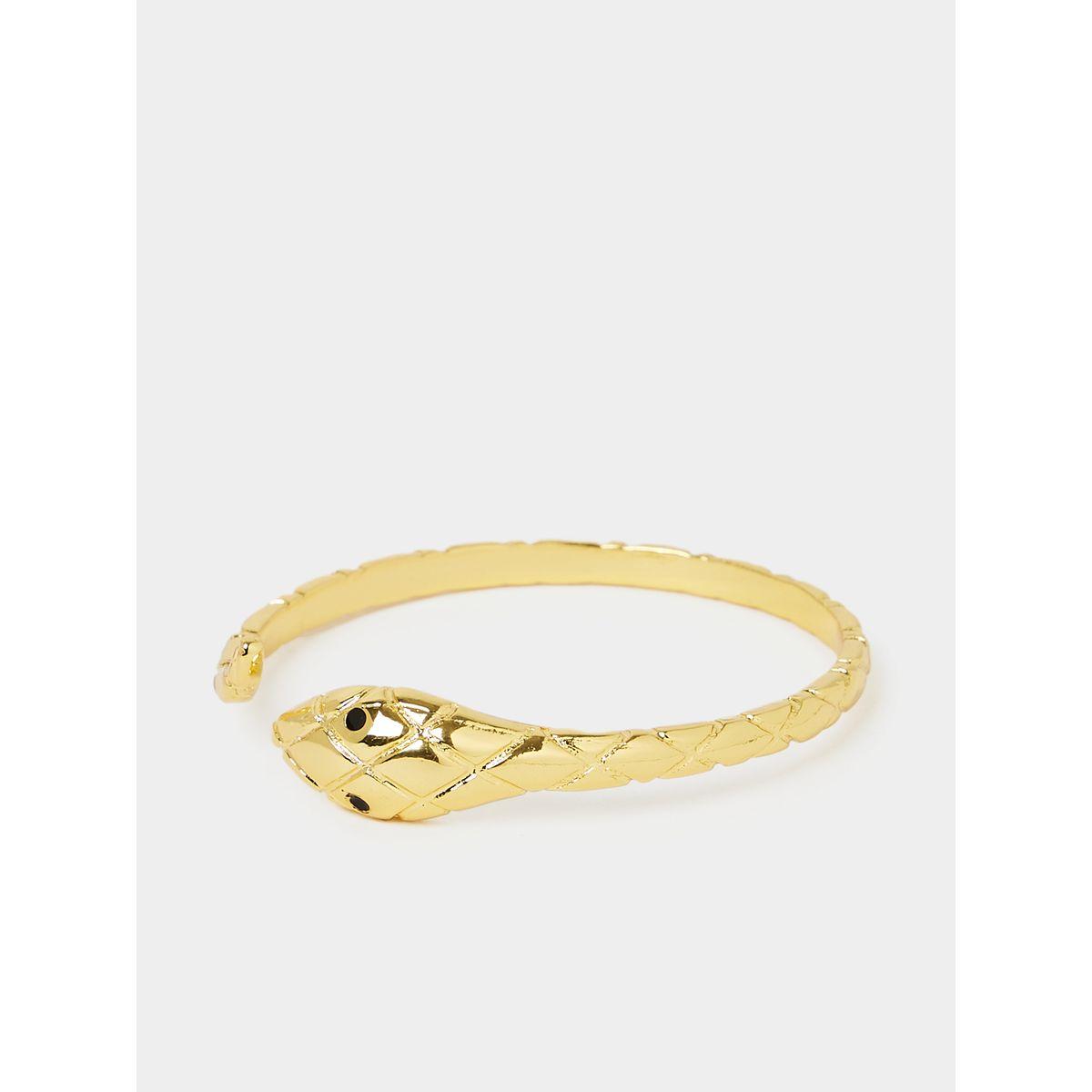 Styli Snake Textured Style Bangle-women-watchesandjewellery-jewellery-banglesandbracelets-image-1