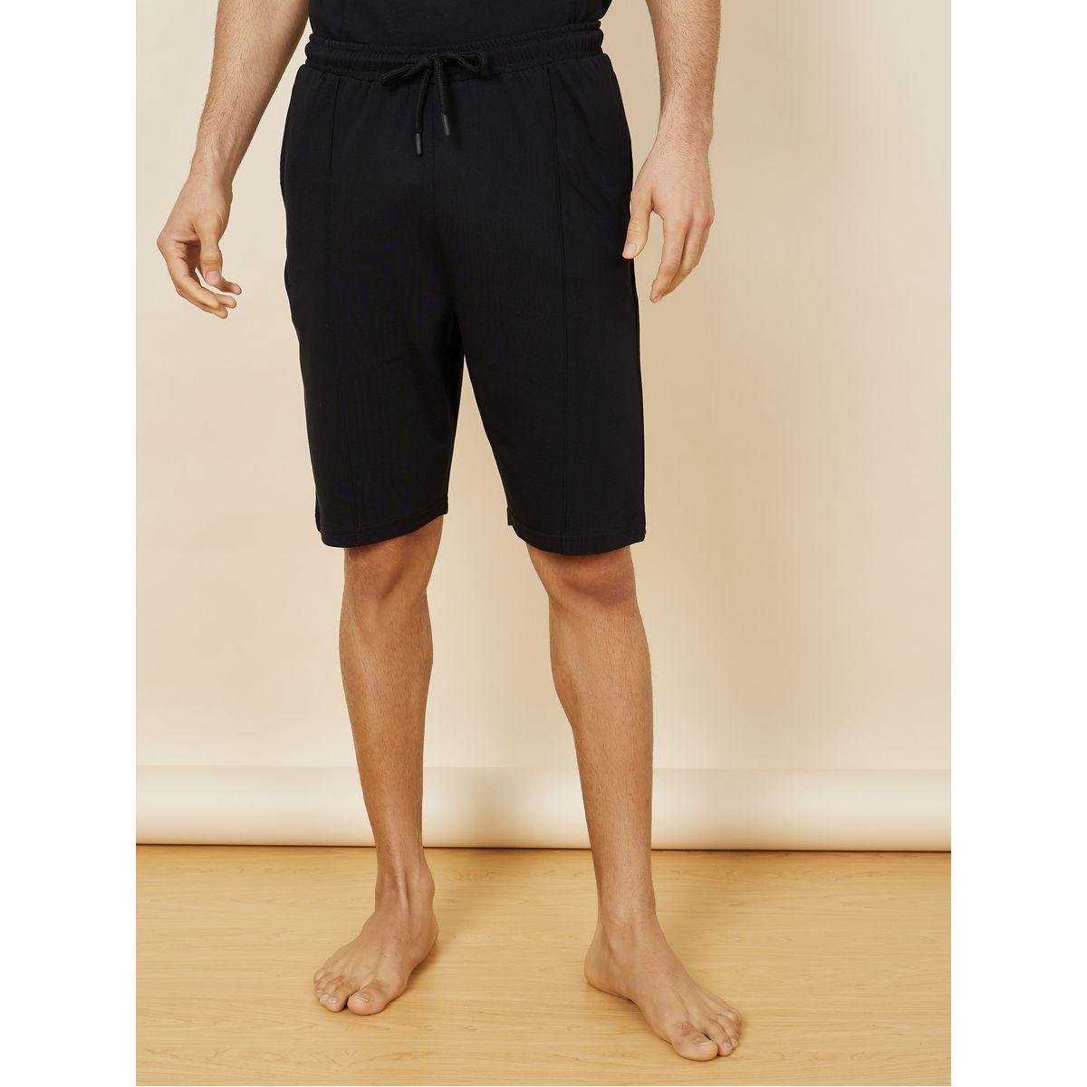 Styli Unwind Pintuck Detail T-shirt and Short Sleep Set-men-clothing-nightwear-sets-image-5