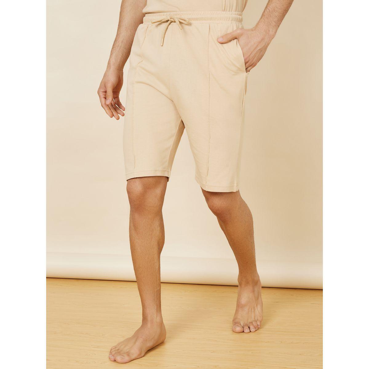 Styli Unwind Pintuck Detail T-shirt and Shorts Sleep Set-men-clothing-nightwear-sets-image-5