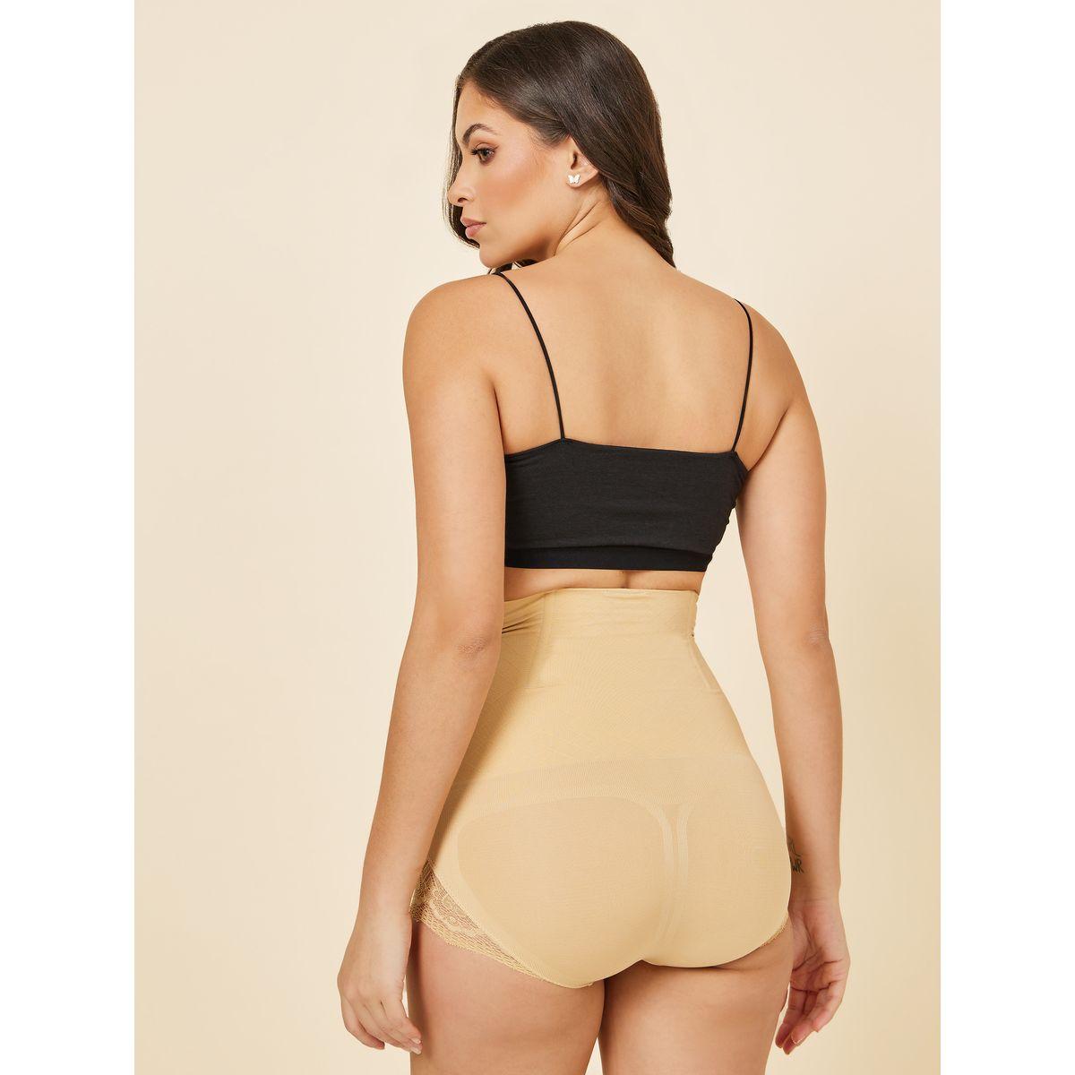 Styli Lace Trim Full Shaping Brief-women-clothing-lingerie-shapewear-image-3