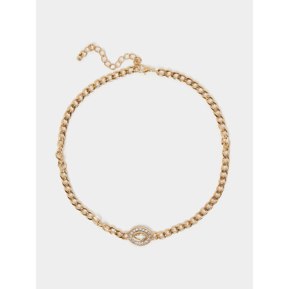 Styli Embellished Necklace & Bracelet Jewelry Set-women-watchesandjewellery-jewellery-jewellerysets-image-2