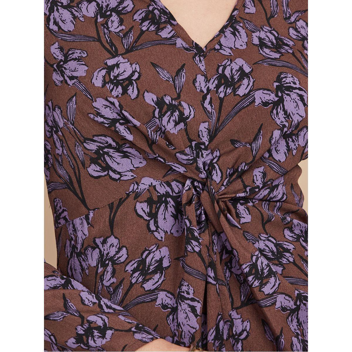 Styli Knot Detail Floral Print A-Line Maxi Dress-women-clothing-dresses-image-3