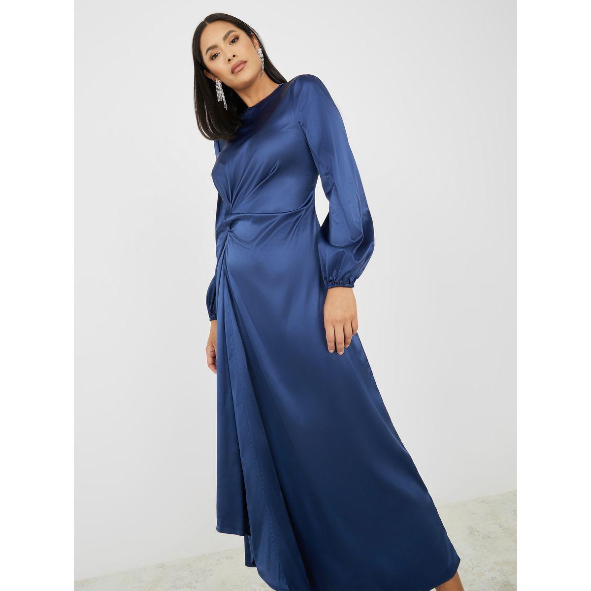 فستان طويل بحواف غير متماثلة الطول-women-clothing-dresses-image-2
