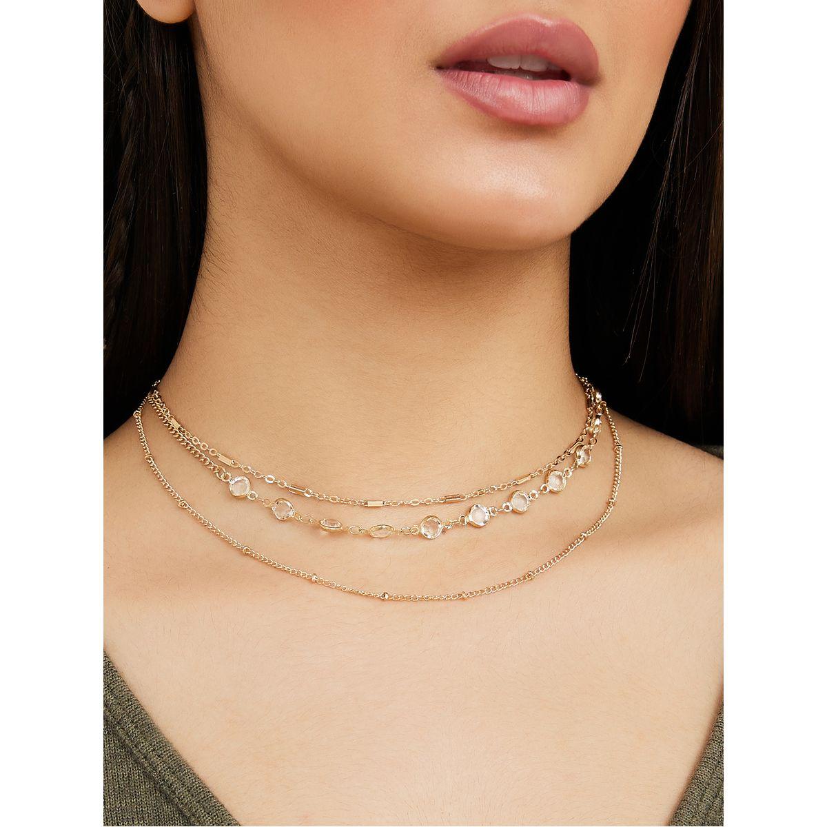 Styli Set of 3 - Embellished Necklace-women-watchesandjewellery-jewellery-necklacesandpendants-image-1