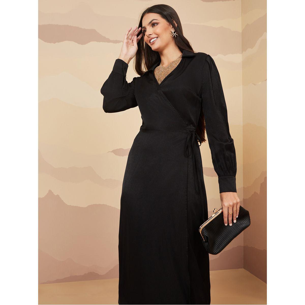 فستان ميدي بنمط لف-women-clothing-dresses-image-2