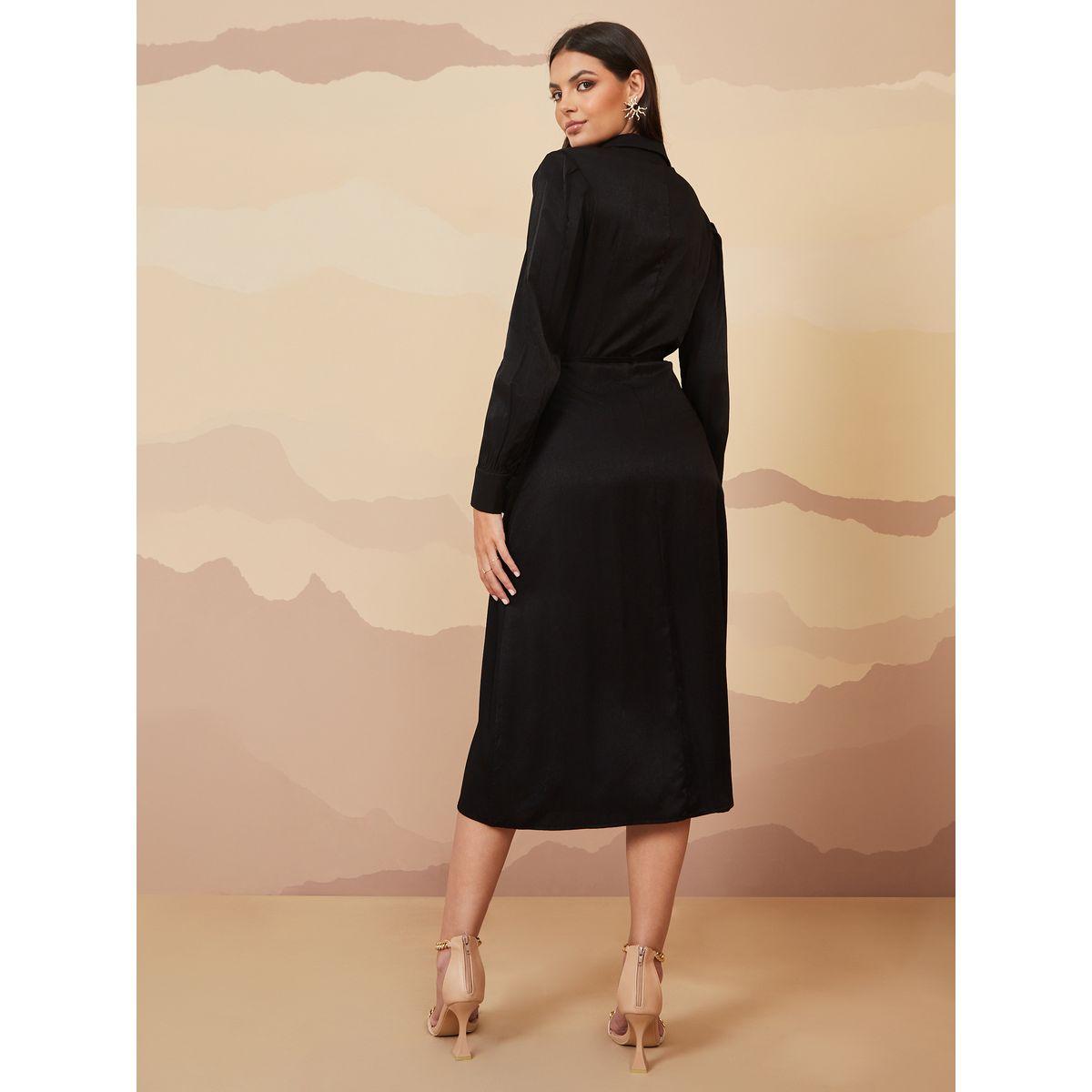 Styli Long Sleeves Wrap Around Midi Dress-women-clothing-dresses-image-4