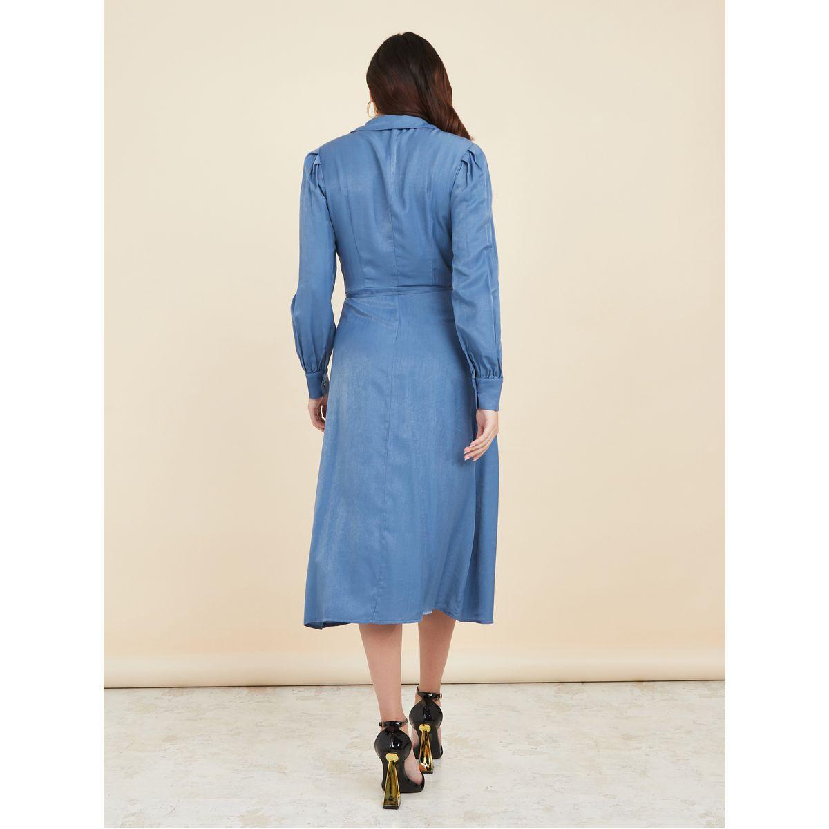 فستان ميدي بنمط لف-women-clothing-dresses-image-4