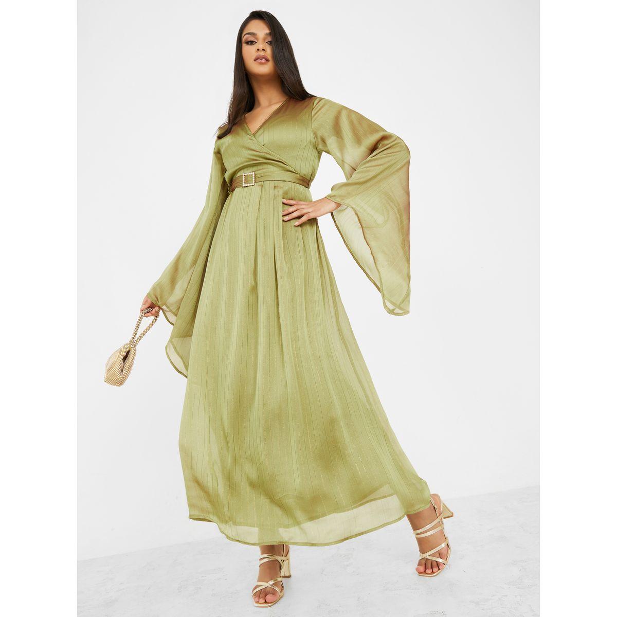 فستان طويل بحزام خصر-women-clothing-dresses-image-2