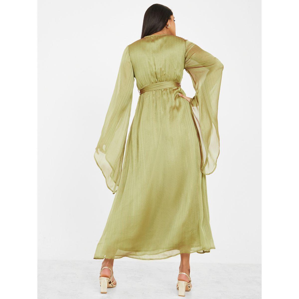 Styli Embellished Buckle A-Line Maxi Dress-women-clothing-dresses-image-4
