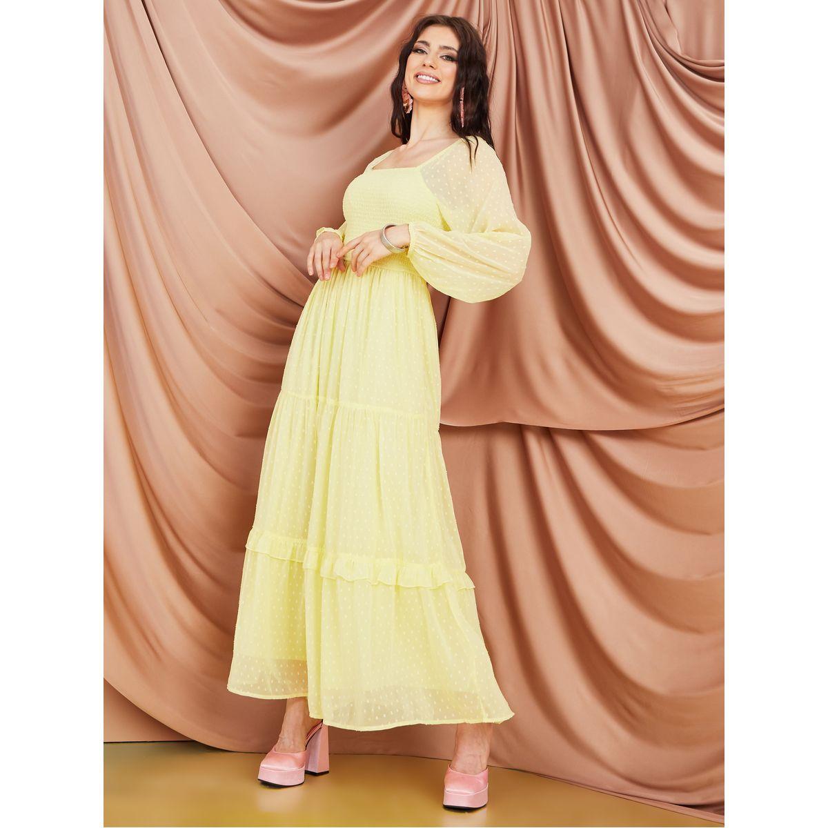 فستان طويل مزين بكسرات-women-clothing-dresses-image-1