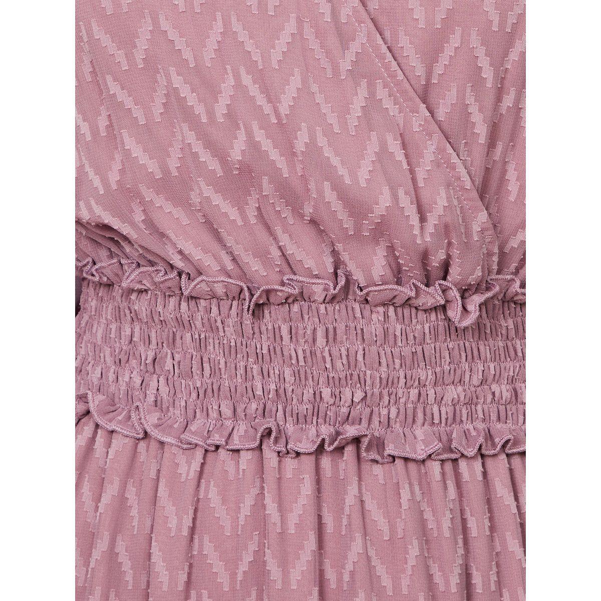 Styli Smocked Textured A-Line Maxi Dress-women-clothing-dresses-image-3