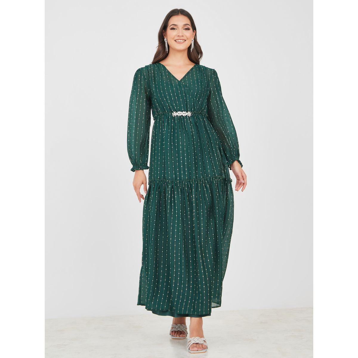 Styli Embellished Tiered Maxi Dress-women-clothing-dresses-image-1