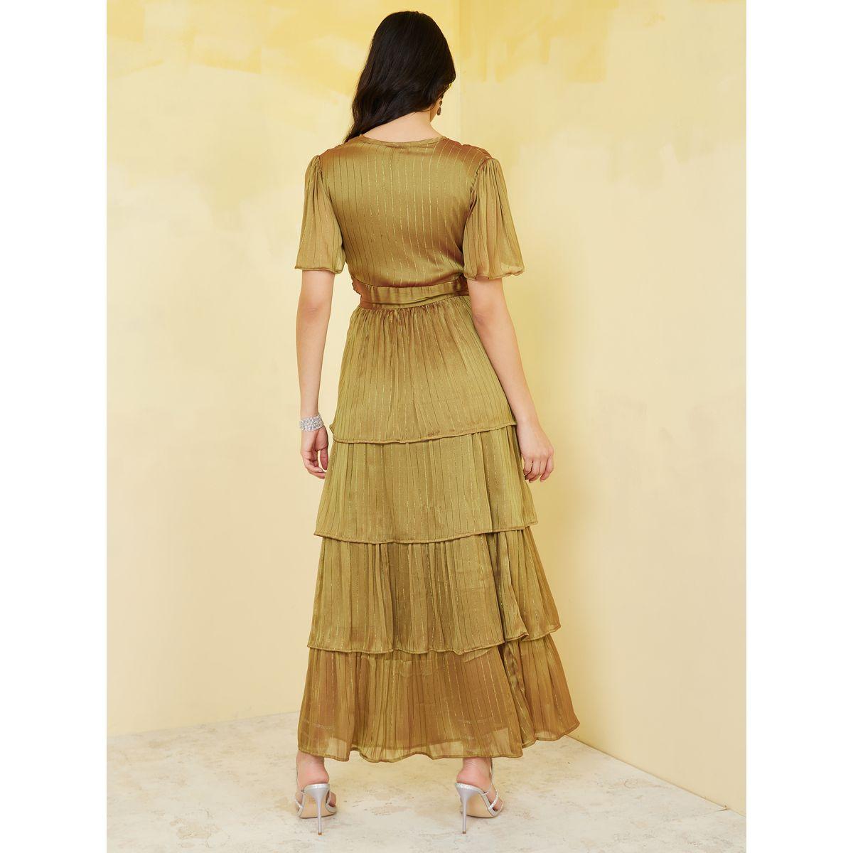 فستان طويل مخطط بنسيج اللوريكس-women-clothing-dresses-image-4