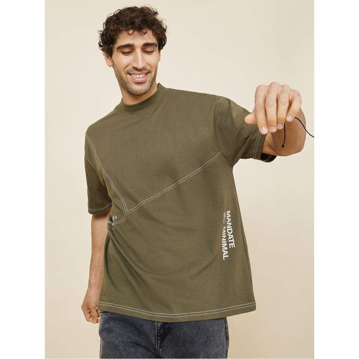 تيشيرت كاجوال بتداخلات مدروزة-men-clothing-tshirtsandpolos-tshirts-image-1