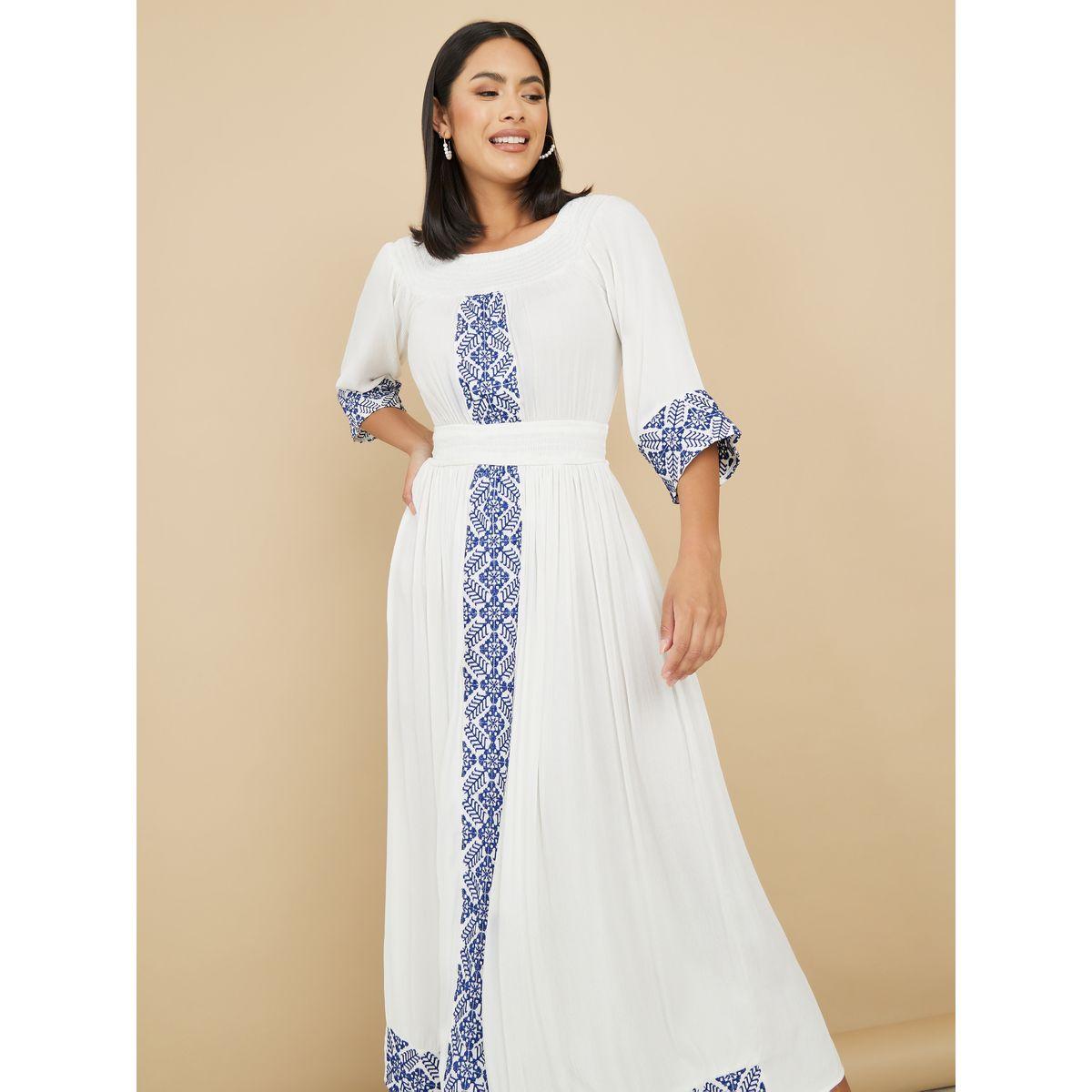فستان طويل بتفاصيل مطرزة-women-clothing-dresses-image-2