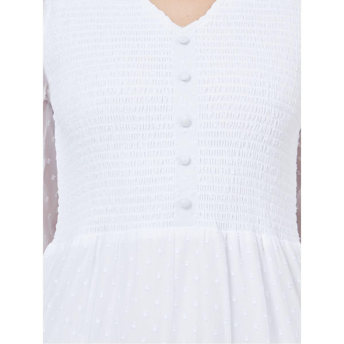 Styli Dobby Smocked Tiered Midi Dress-women-clothing-dresses-image-3