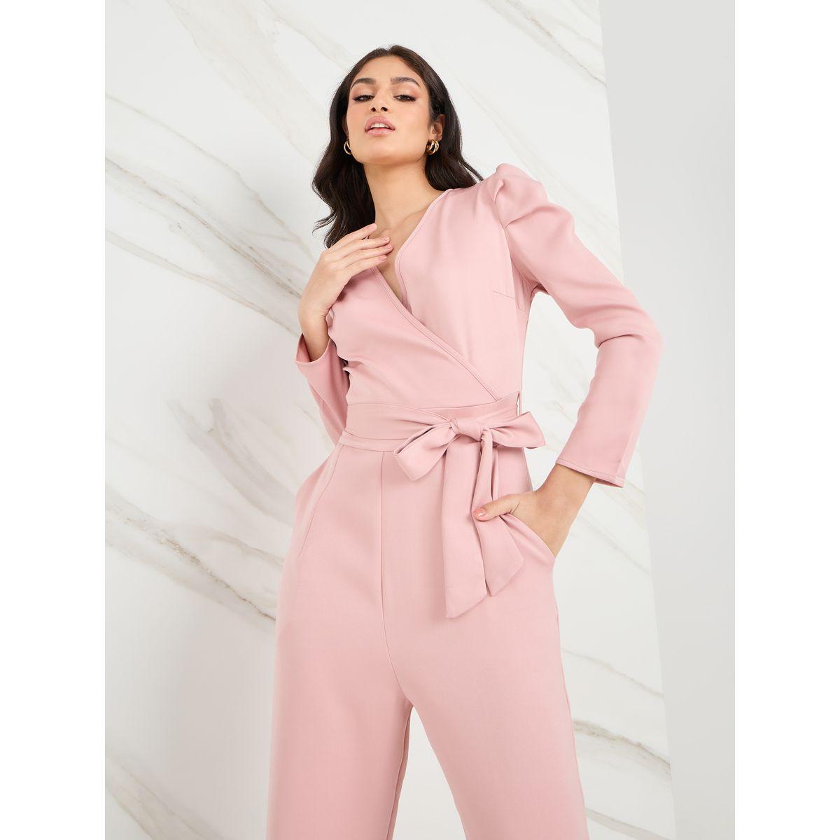 جمبسوت سادة بقصة أرجل مستقيمة-women-clothing-jumpsuits-image-2