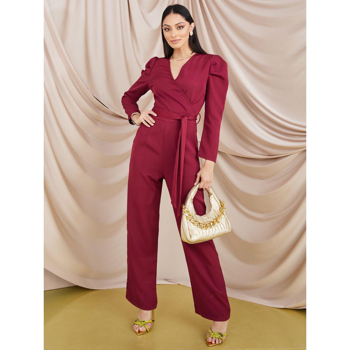 Self tie jumpsuit online