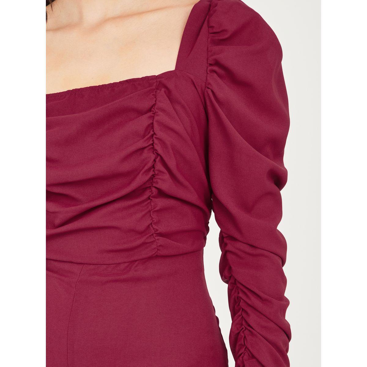 Styli Ruched Sleeves Wide Leg Jumpsuit-women-clothing-jumpsuits-image-3