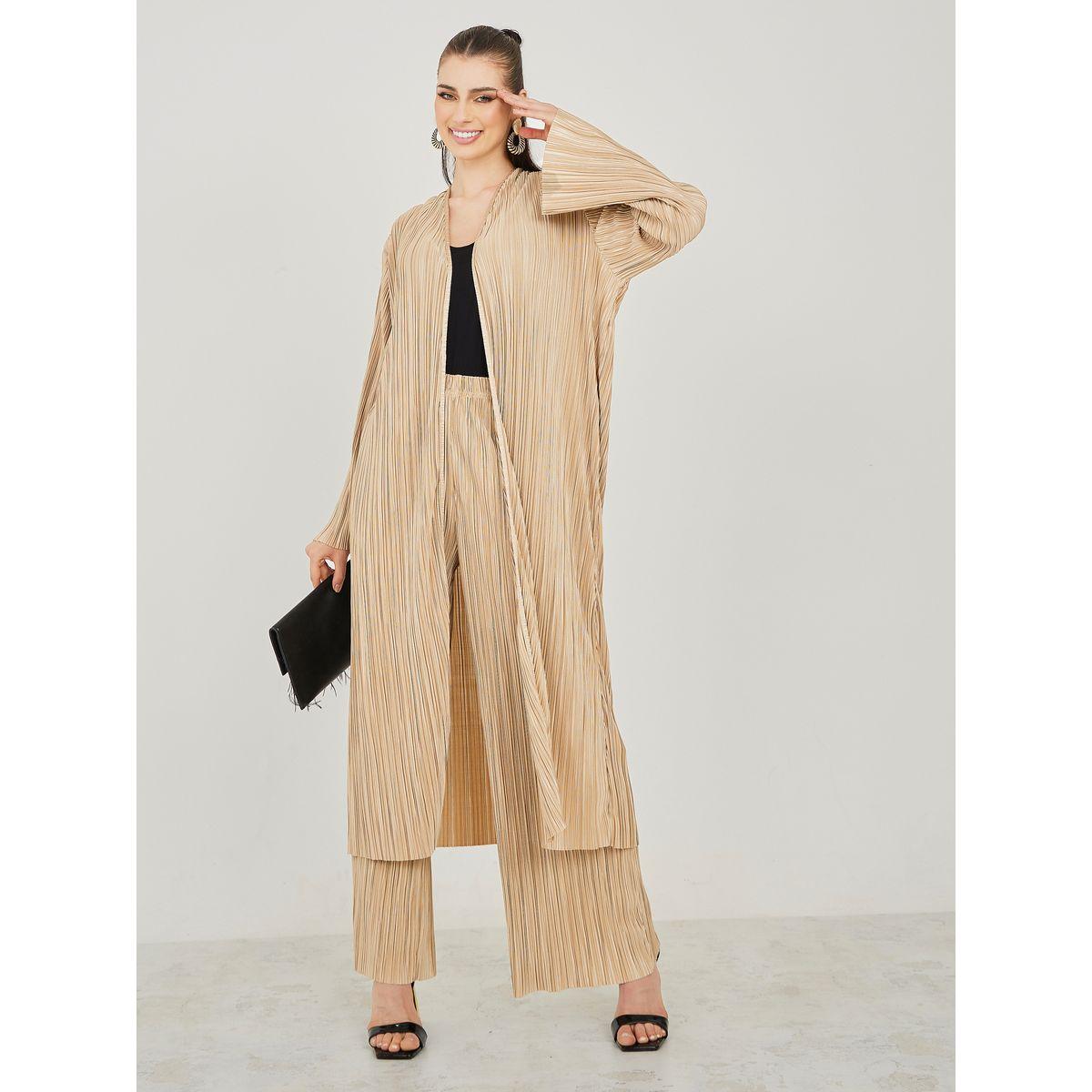 Styli Oversized Plisse Midi Length Kimono-women-clothing-shirtsandblouses-shirts-image-1