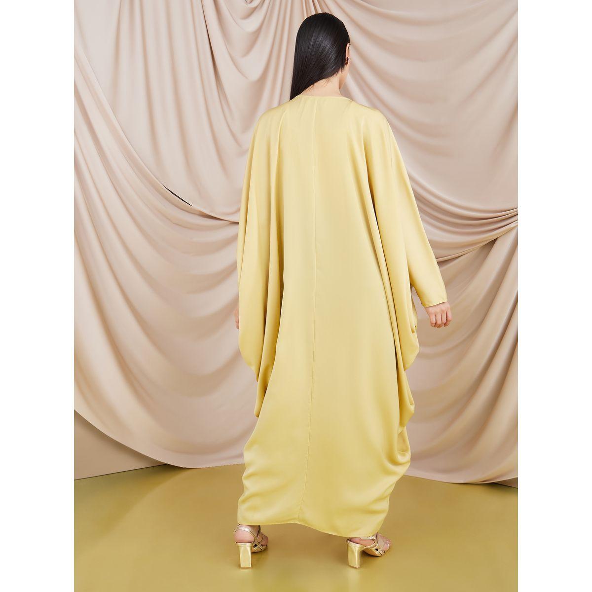 Styli Maxi Length Satin Oversized Kimono-women-clothing-shirtsandblouses-shirts-image-4